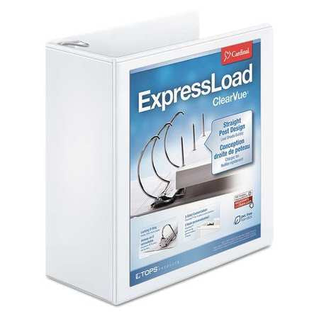 Binder,expressload,cv,d-ring,4",white (1