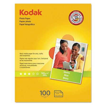 Photo Paper,matte,8.5x11,pk100 (1 Units