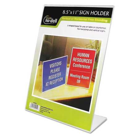 Frame,signholder,8.5"x11",clear (1 Units