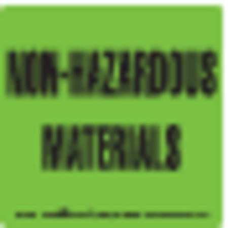 Non-hazardous Materials,labl,3"x3",pk500