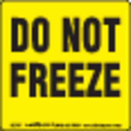 Do Not Freeze,label,6"x4",yellow,pk500 (