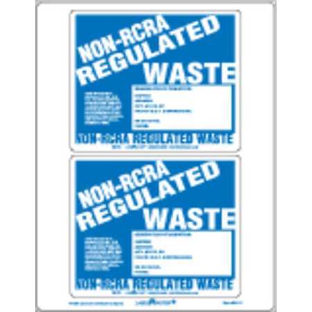 Lasr Non-rcra Regulated,waste Label,pk25