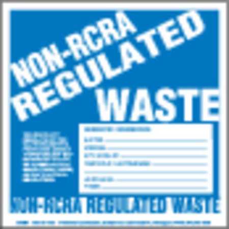 Non-rcra Regulated,wastelabelruled,pk100