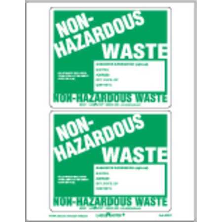 Laser Non-hazardous Waste,label,pk25 (1