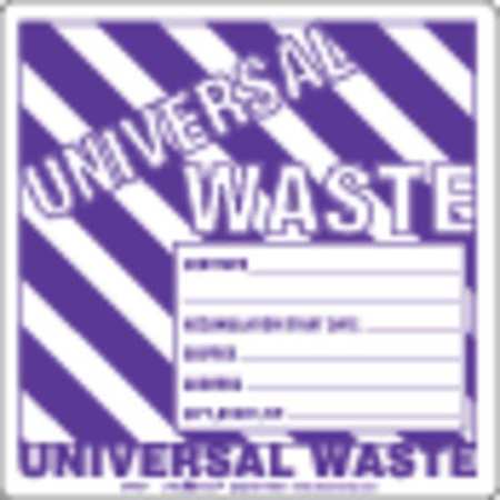 Universal Waste Label Gen Info Thm,pk100