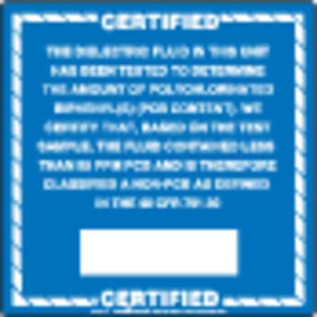 Certified Labels,pcb,standard,6"x6",pk50