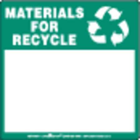 Materials For Recycle Label,pvfc,pk100 (