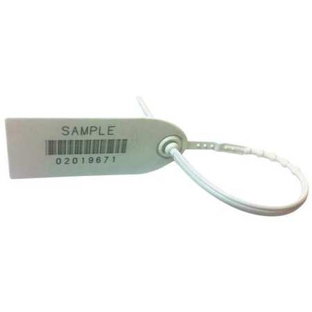 Strap Seal,12" L,white,7 Digits,pk50 (1