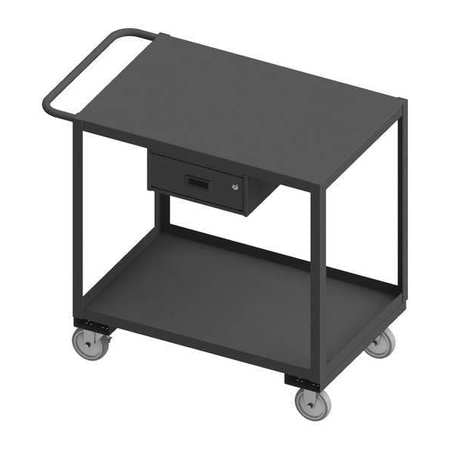 Mobile Wrkstion,steel,36"l,24"w,2 Shelf