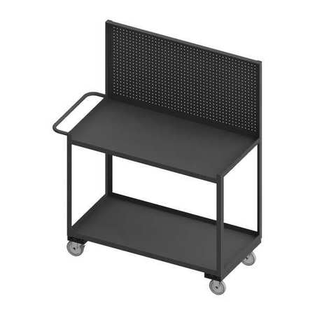 Mobile Wrkstion,steel,36"l,24"w,2 Shelf