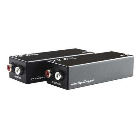 Audio Extender Set,black,4 Ports (1 Unit