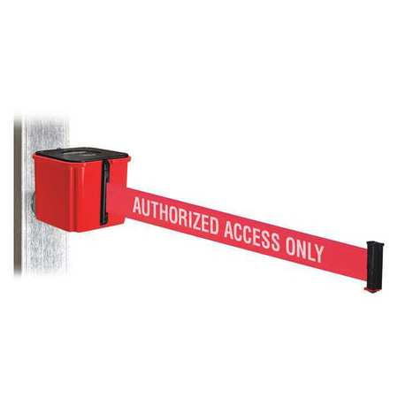 Belt Barrier,4-1/4" H,red Belt,red (1 Un