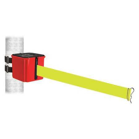 Belt Barrier,fluorescent Yllw Belt,4" H