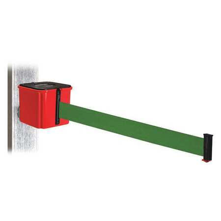 Belt Barrier,4-1/4" H,green Belt,red (1