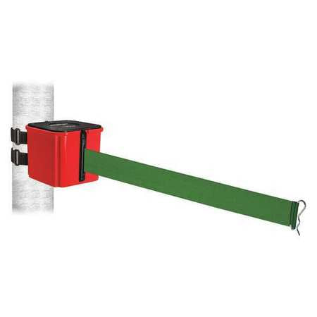 Belt Barrier,green Belt,4"h,15ft. Belt L