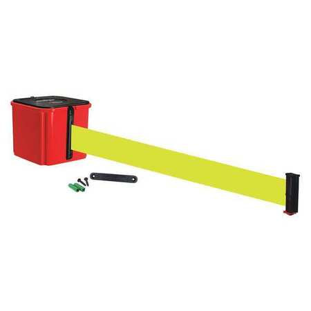 Belt Barrier,4" H,fluorescent Yllw Belt