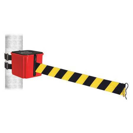 Belt Barrier,red,4-1/2" W,15 Ft. Belt L