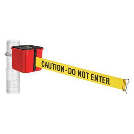 Belt Barrier,yllw/blk Text Belt,4-1/2" W