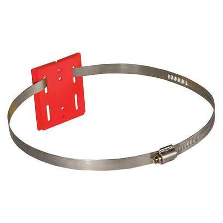 Wall Mount Plate,1"w,includes Hose Clamp