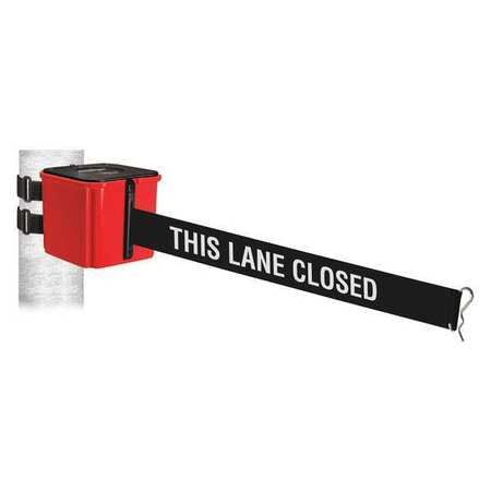 Belt Barrier,4-1/2" W,this Lane Closed (