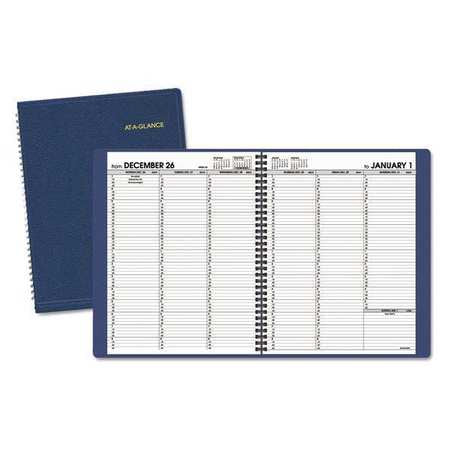 Appointment Book,8-1/4 X 10-7/8" (1 Unit