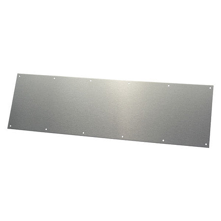 Door Protection Plate,ss,10" H X 34" W (