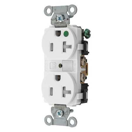 Receptacle,white,125vac,tamper Resistant