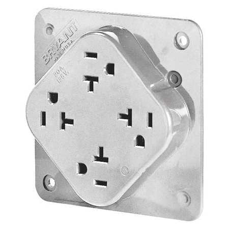 Receptacle,white,quad Outlet,20a,125vac