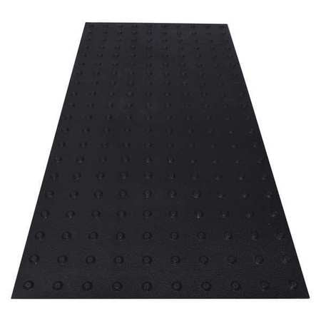 Ada Warning Pad,black,4 Ft. L,glue Down