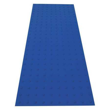 Ada Warning Pad,blue,5 Ft. L,glue Down (