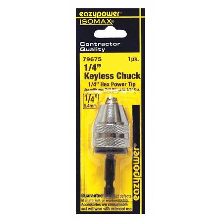 Drill Chuck,steel,size 1/4" (1 Units In