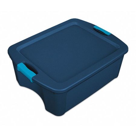 Storage Tote,blue,12 Gal.,9-1/4" H (1 Un