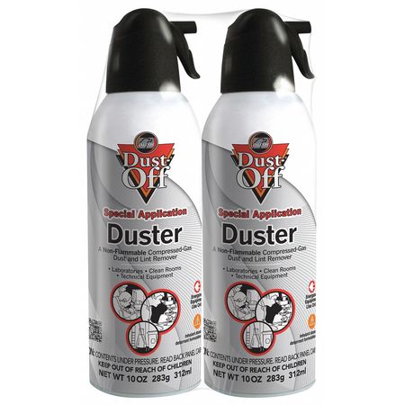 Nonflammable Aerosol Duster,10 Oz.,pk2 (