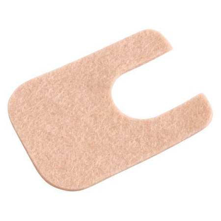 Adhesive Felt Pads,1/16"w,2-1/2" L,pk100