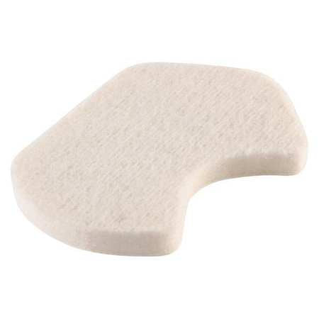 Adhesive Felt Pads,1/4" W,5" L,pk100 (1