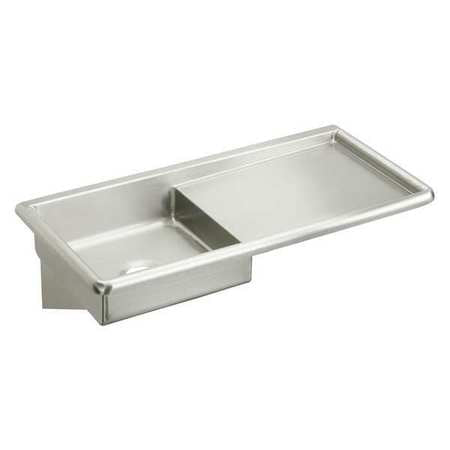 Utility Sink,ss,6" H,42" L,20" W (1 Unit