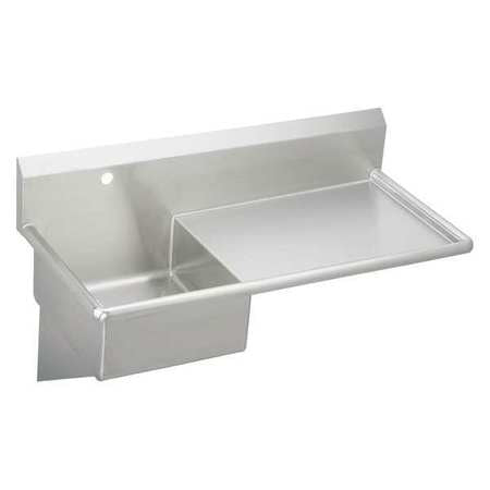 Utility Sink,ss,10" H,49-1/2" L,24" W (1