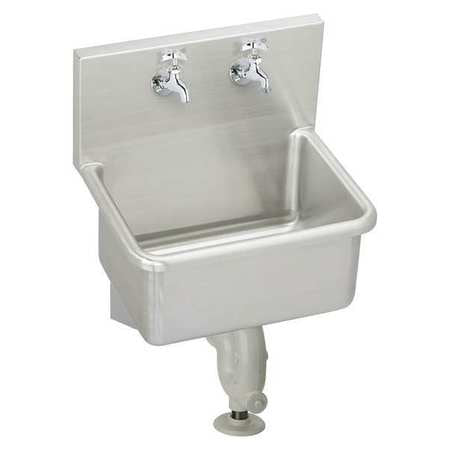 Utility Sink,ss,12" H,21" L,17-1/2" W (1