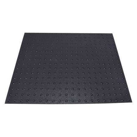 Ada Warning Pad,black,4ft L,peel & Stick