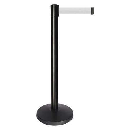 Barrier Post,white Belt,10 Ft. Belt L (1