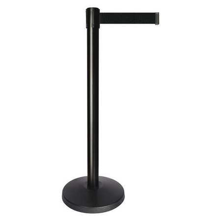 Barrier Post,black Belt,10 Ft. Belt L (1