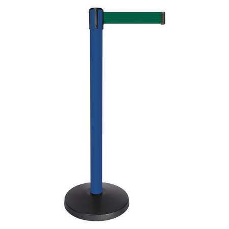 Barrier Post,blue Post,dark Green Belt (