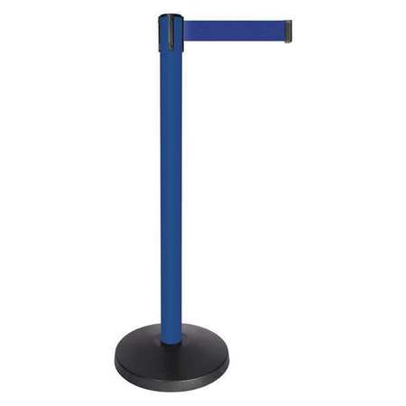 Barrier Post W/belt,blue Post,blue Belt