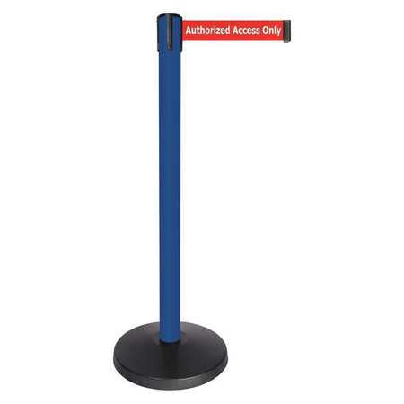 Barrier Post,blue Post,red/wht Text Belt