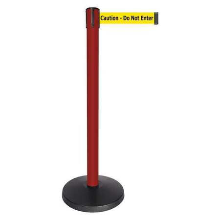 Barrier Post W/belt,2" Belt W,abs Post (