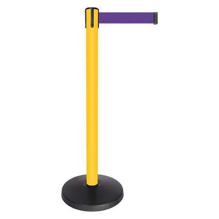 Barrier Post,purple Belt,yellow Post (1