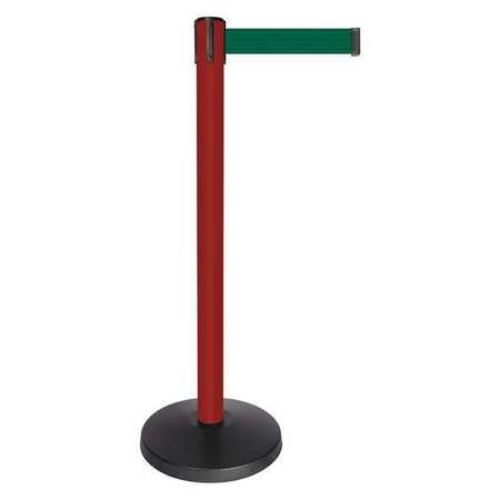 Barrier Post,red Post,dark Green Belt (1