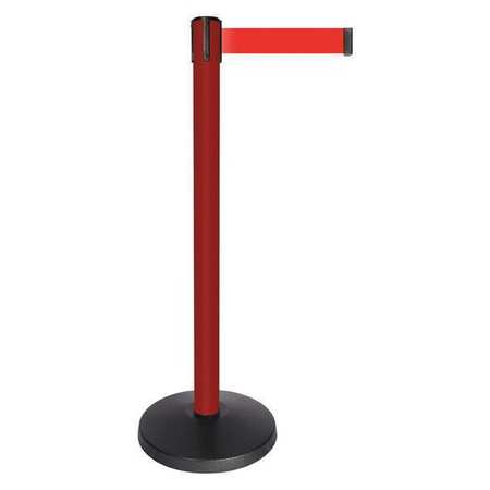 Barrier Post W/belt,red Post,red Belt (1