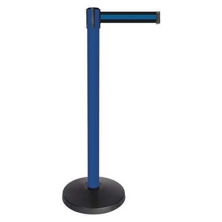 Barrier Post,blue,black/blue Stripe Belt