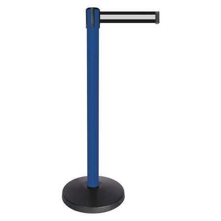 Barrier Post,blue,blk/white Stripe Belt